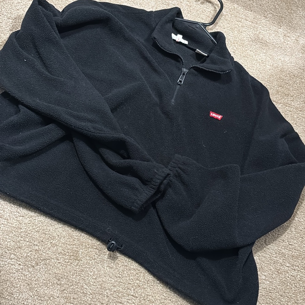 Levi Crop crewneck w cinch ability